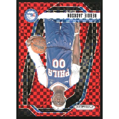 2024-25 Panini Prizm Prizms Red Power #162 Reggie Jackson