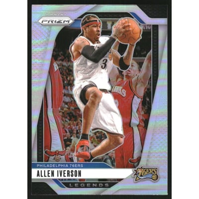 2024-25 Panini Prizm Prizms Silver #291 Allen Iverson