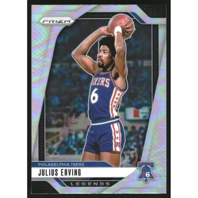 2024-25 Panini Prizm Prizms Silver #292 Julius Erving