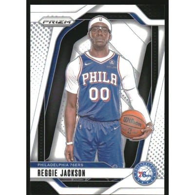 2024-25 Panini Prizm Prizms White #162 Reggie Jackson