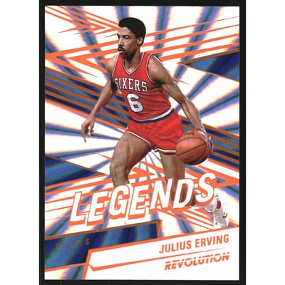 2024-25 Panini Revolution Sunburst #153 Julius Erving LGD