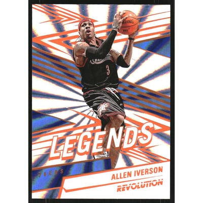 2024-25 Panini Revolution Sunburst #163 Allen Iverson LGD
