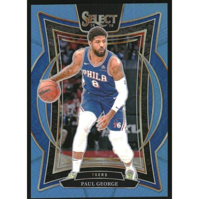 2024-25 Select Light Blue Prizms #37 Paul George