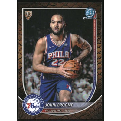 2025-26 Bowman Chrome Reptilian Refractors #BCV35 Johni Broome