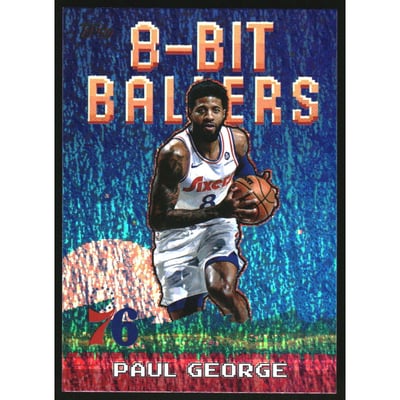 2025-26 Topps 8-Bit Ballers Holo Foil #8B7 Paul George