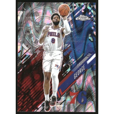 2025-26 Topps Chrome Go Time RayWave Refractors #GT15 Paul George
