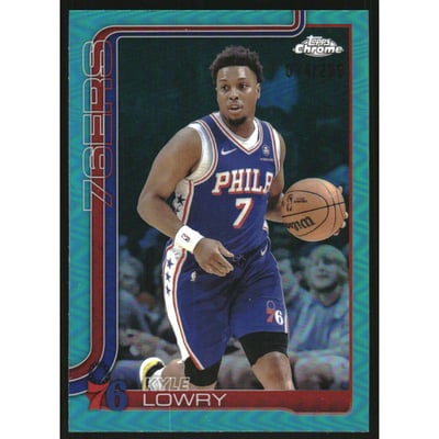 2025-26 Topps Chrome Teal Refractors #152 Kyle Lowry