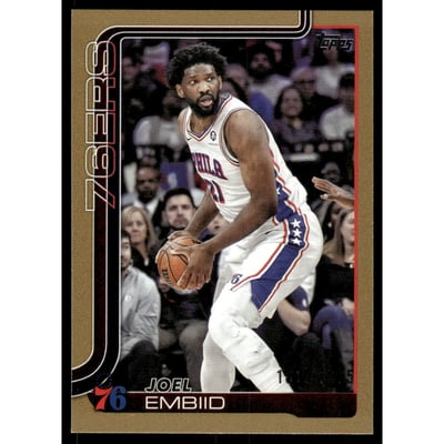 2025-26 Topps Gold #22 Joel Embiid