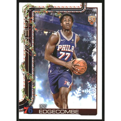2025-26 Topps Holiday #H163 VJ Edgecombe RC