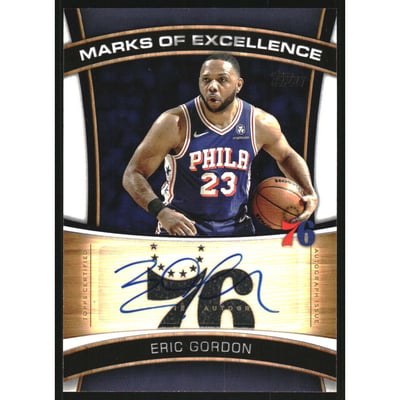 2025-26 Topps Marks of Excellence #MEEG Eric Gordon