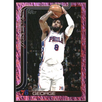 2025-26 Topps Pink Holo Foil #23 Paul George