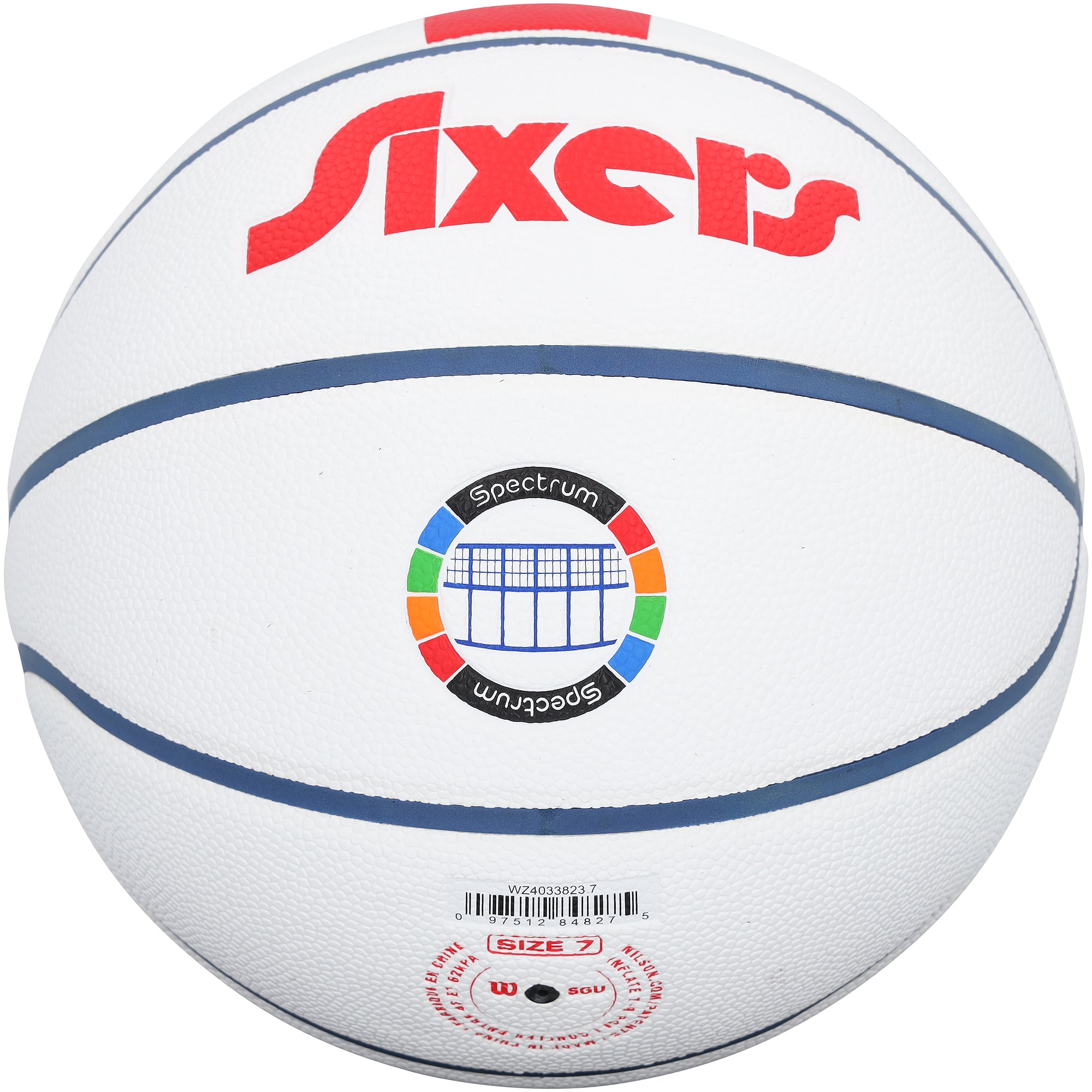 Allen Iverson & Tyrese Maxey Philadelphia 76ers Autographed Wilson 2024-25 City Edition Basketball