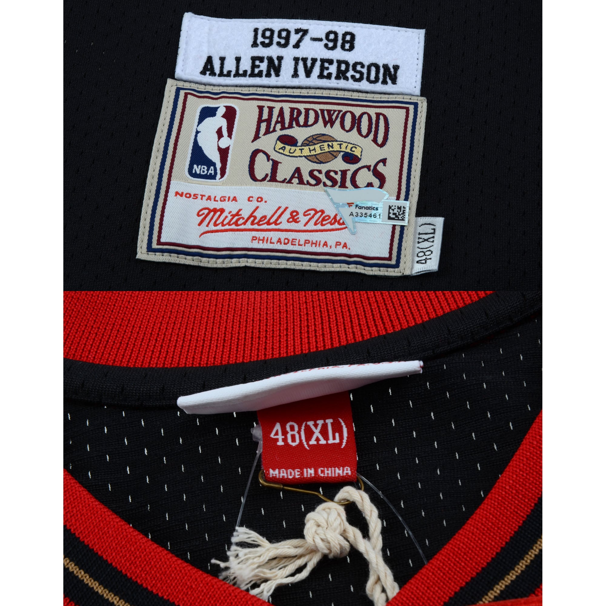 Allen Iverson Philadelphia 76ers Autographed Mitchell & Ness