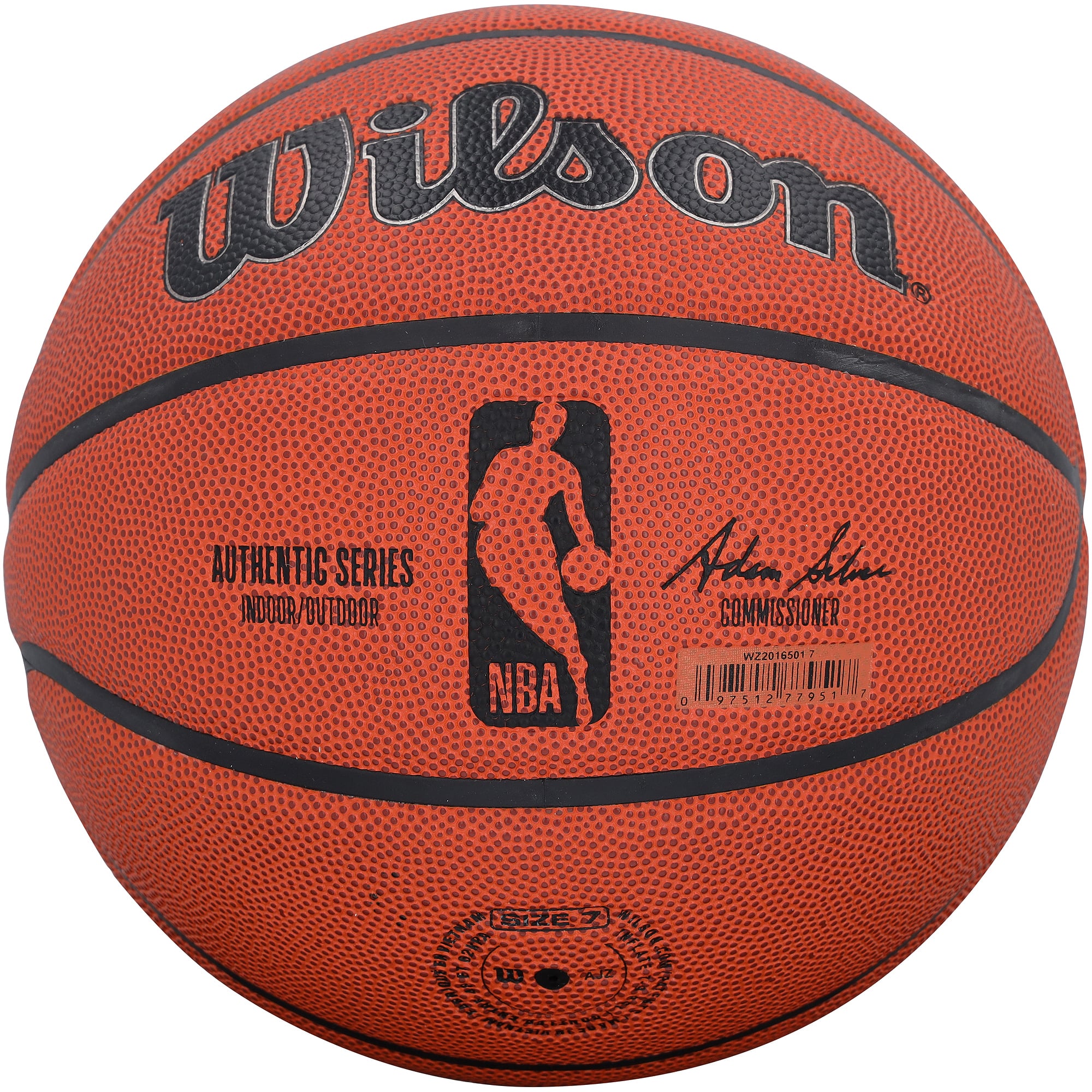 Allen Iverson Philadelphia 76ers Autographed Wilson Authentic Series Indoor/Outdoor Basketball with "HOF 2K16" Inscription