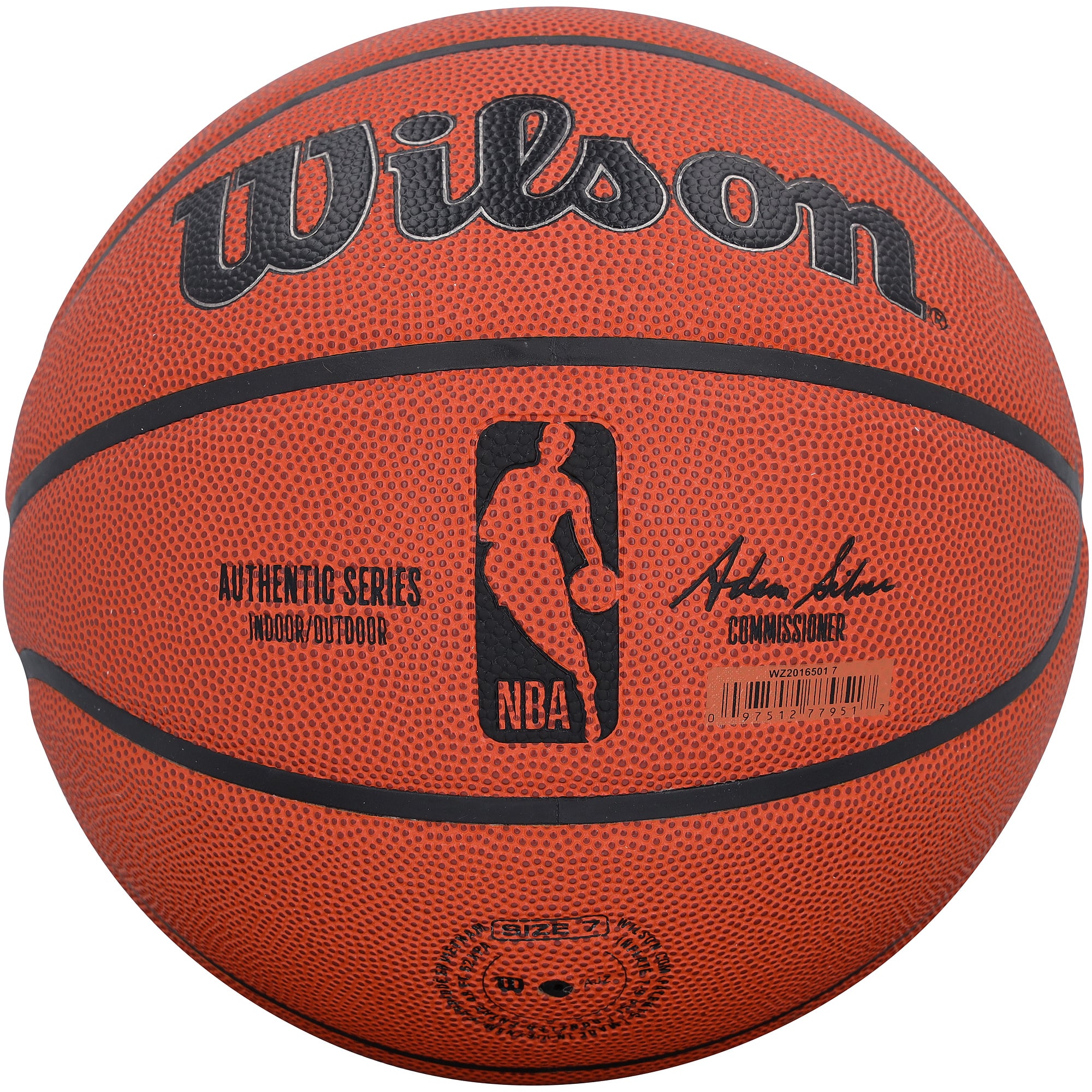 Allen Iverson Philadelphia 76ers Autographed Wilson Authentic Series Indoor/Outdoor Basketball with "The Answer" Inscription