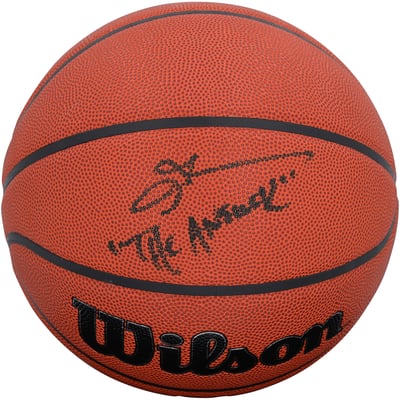 Allen Iverson Philadelphia 76ers Autographed Fanatics Authentic Wilson Authentic Series Indoor/Outdoor Basketball with "The Answer" Inscription