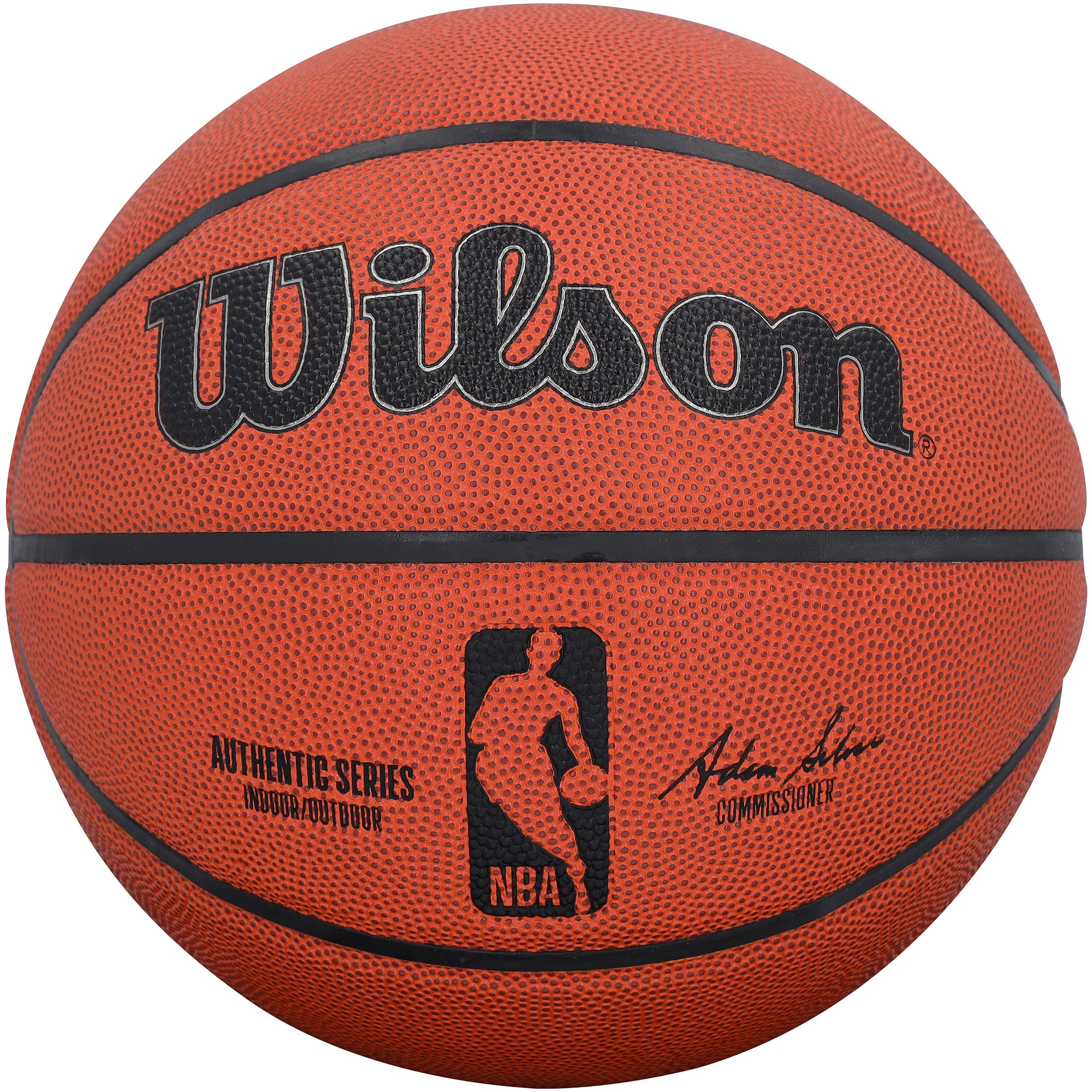 Allen Iverson Philadelphia 76ers Autographed Wilson Authentic Series Indoor/Outdoor Basketball