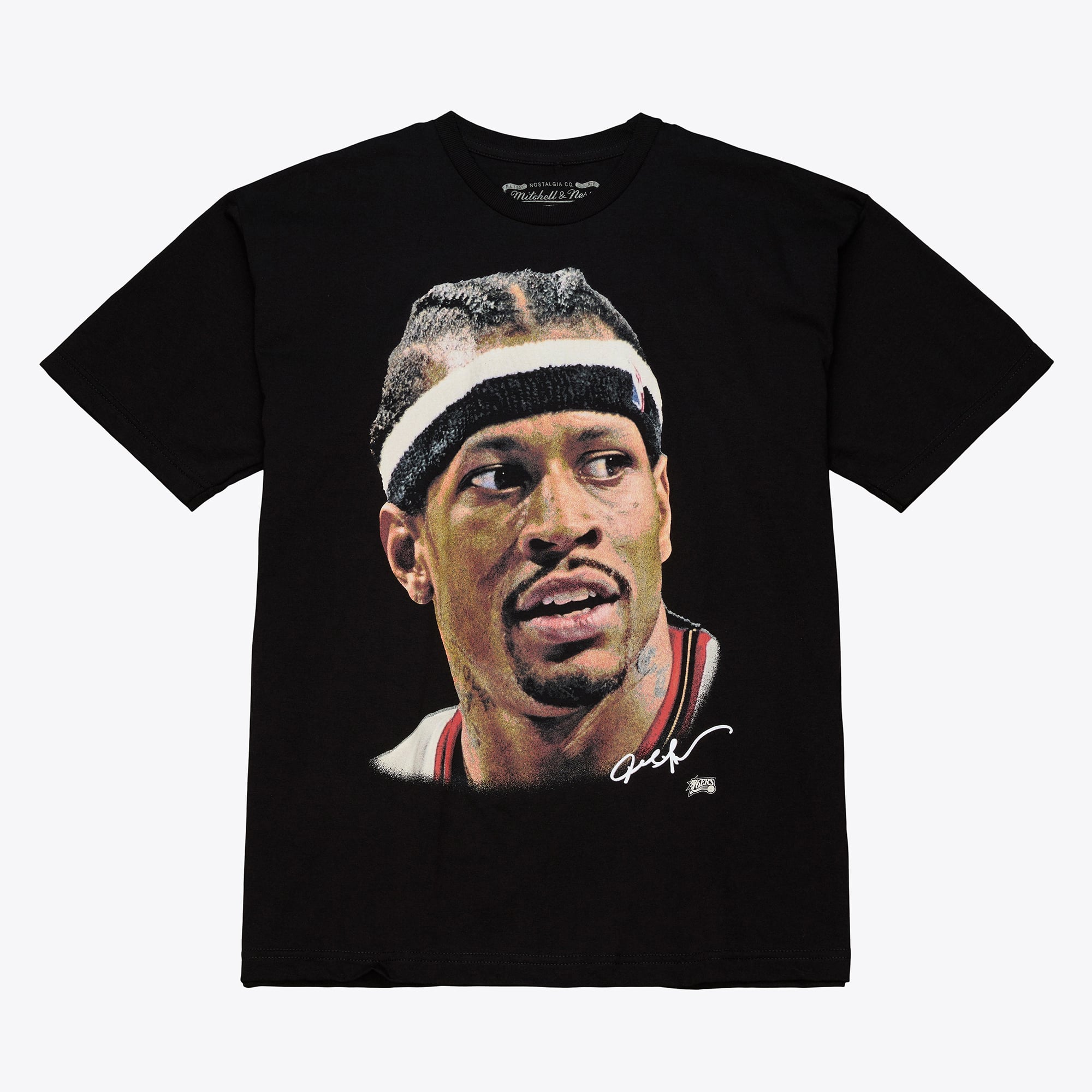 Allen Iverson Philadelphia 76ers Black Hardwood Classics Real Big 