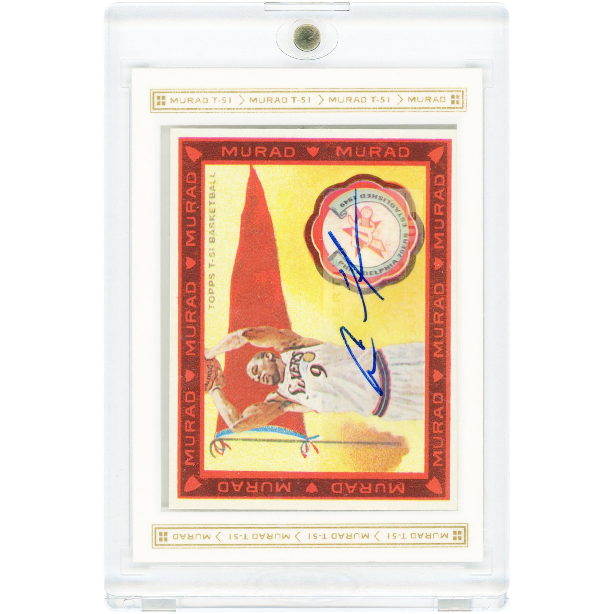 Andre Iguodala Philadelphia 76ers Autographed 2008-09 Topps T-51 Murad #T51A-AIG Card