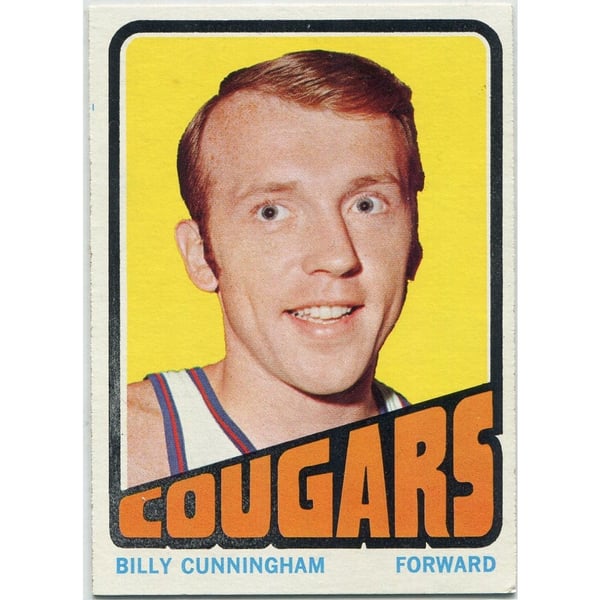 Billy Cunningham Memorabilia, Autographed Billy Cunningham 