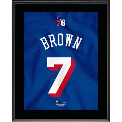 Jaylen Brown Philadelphia 76ers Fanatics Authentic 10.5" x 13" Jersey Number Sublimated Player Plaque