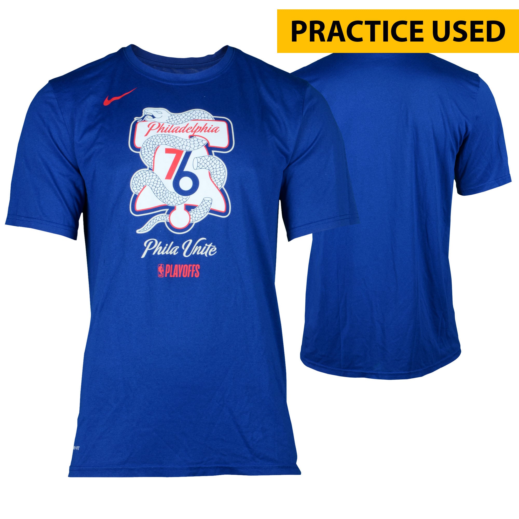 Jerryd Bayless Philadelphia 76ers Practice-Used #0 Blue Short