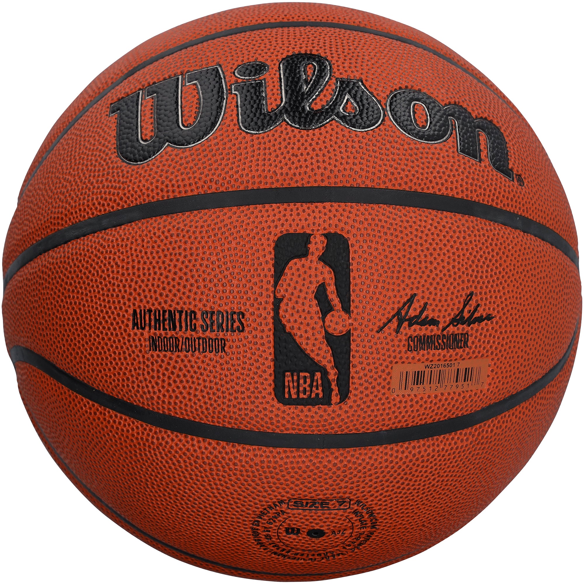 Julius Erving Philadelphia 76ers Autographed Wilson Authentic Series Indoor/Outdoor Basketball - Black Ink