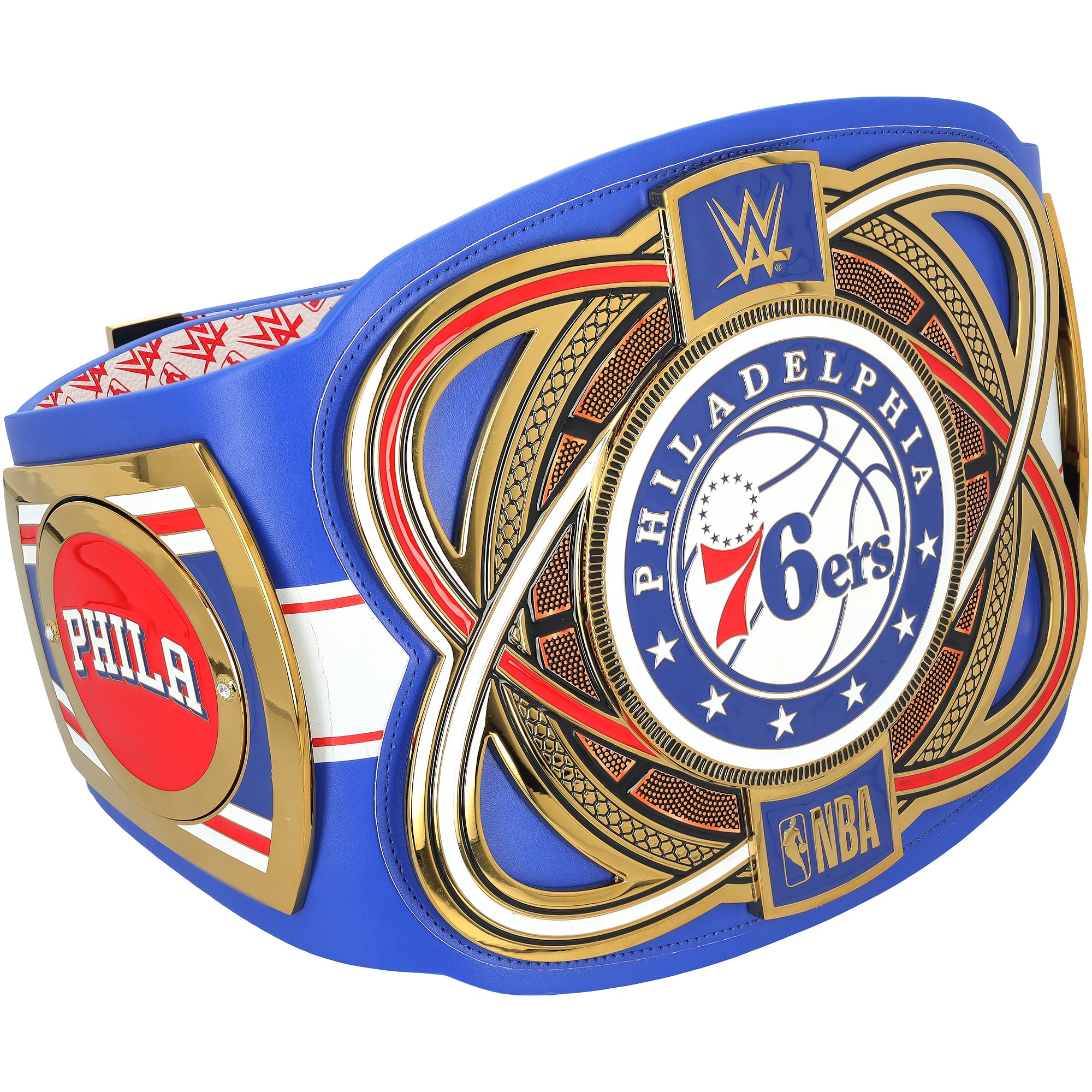 Julius Erving Philadelphia 76ers Autographed WWE Legacy Title Belt with "81 NBA MVP" Inscription