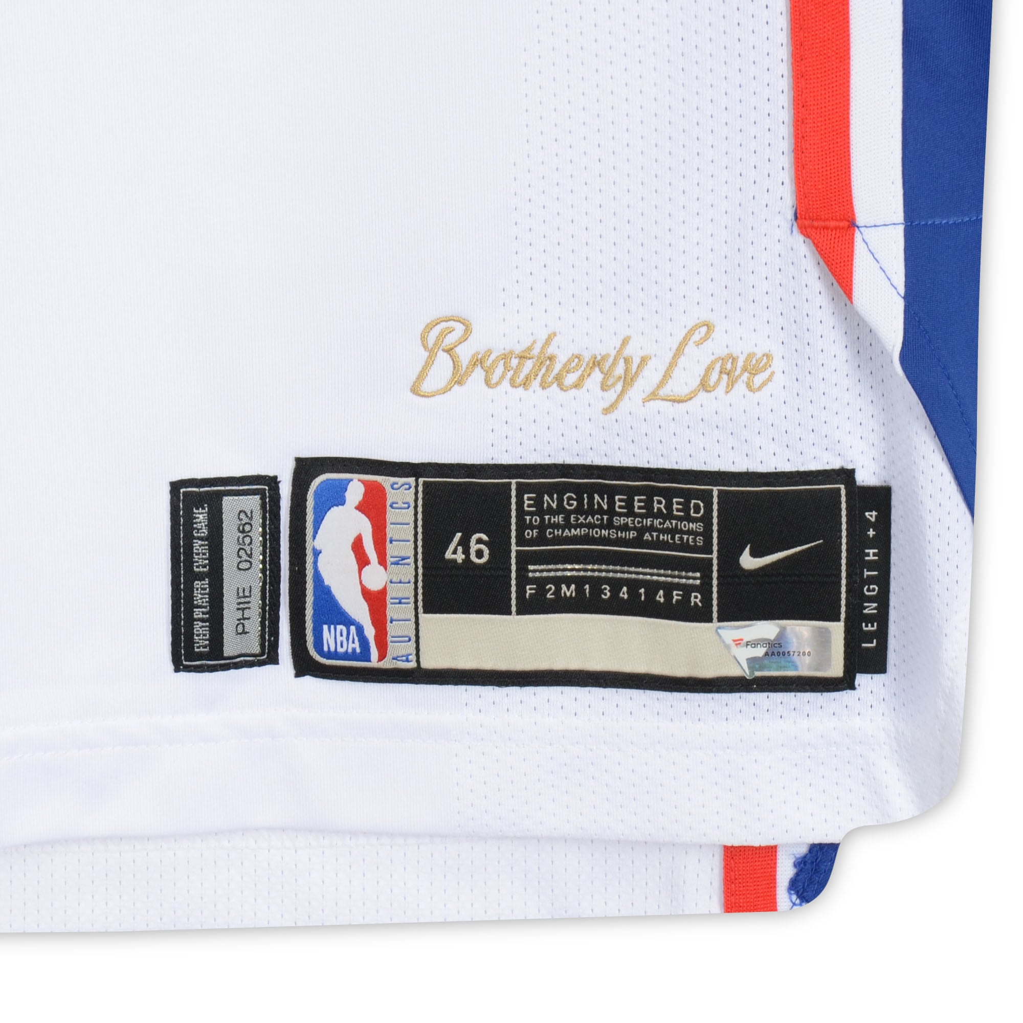 Markelle Fultz Philadelphia 76ers Player-Issued #20 White Jersey
