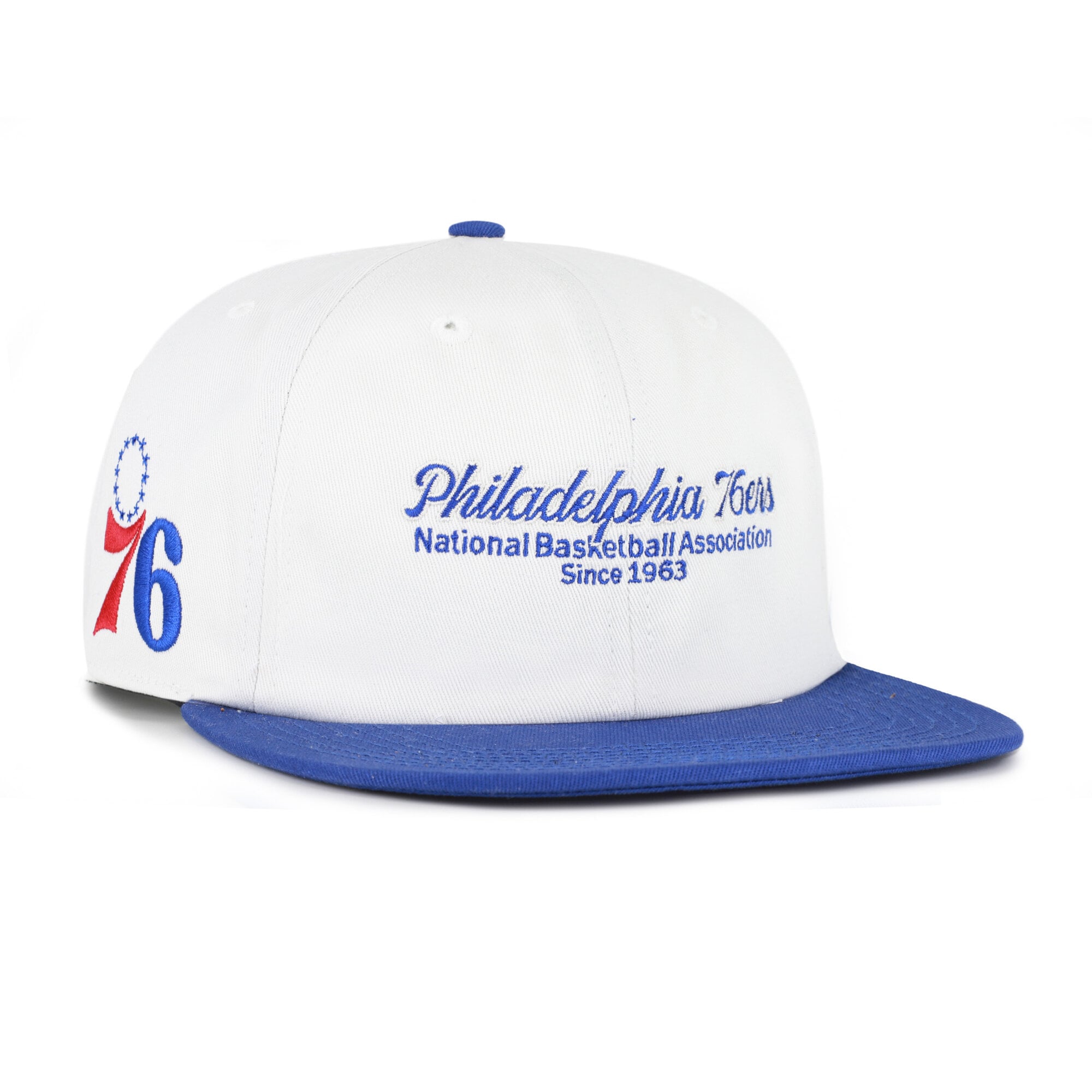 Casquette snapback Captain Philadelphia 76ers Script Stack crème pour homme