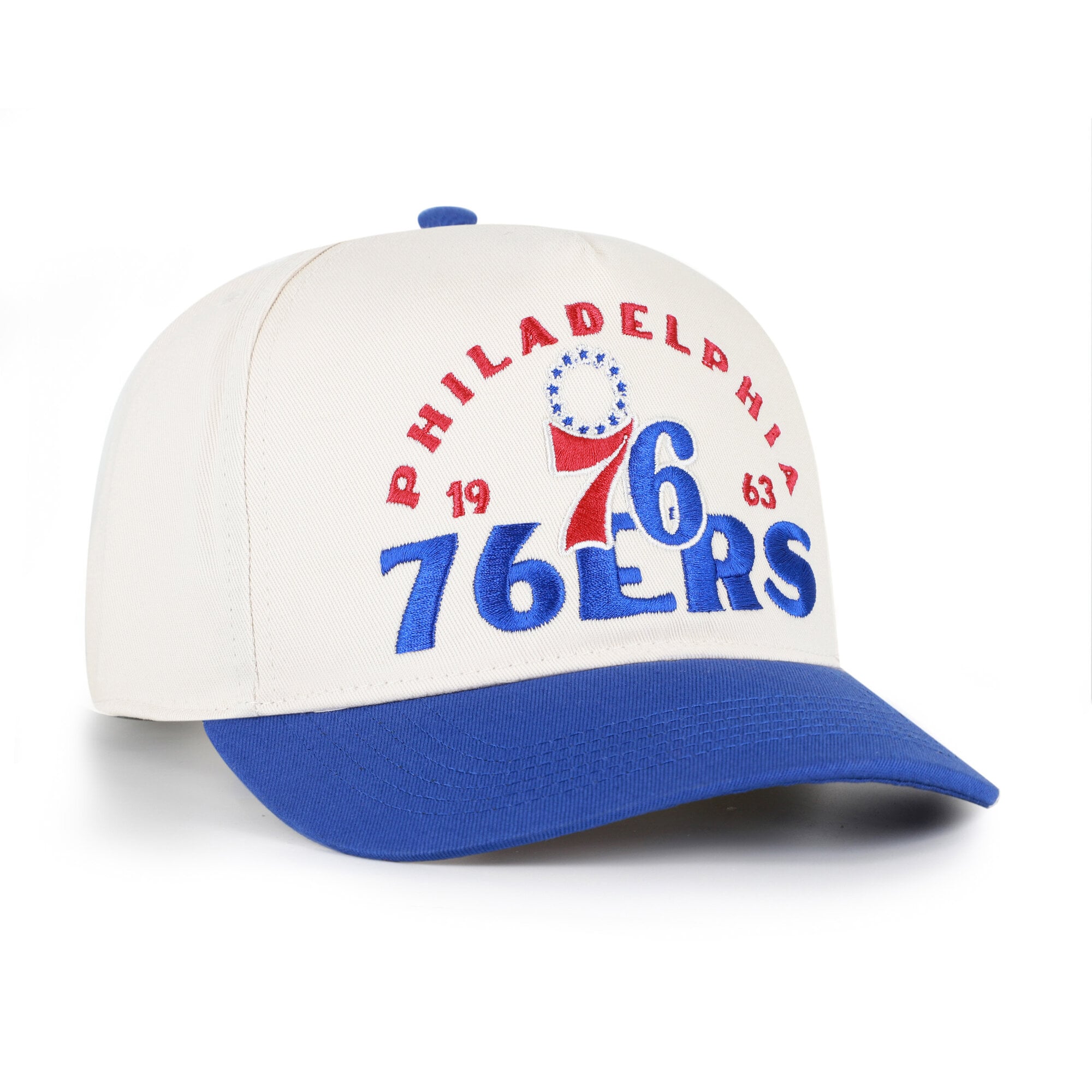 Casquette ajustable Arcitext Hitch Philadelphia 76ers '47 Natural pour homme