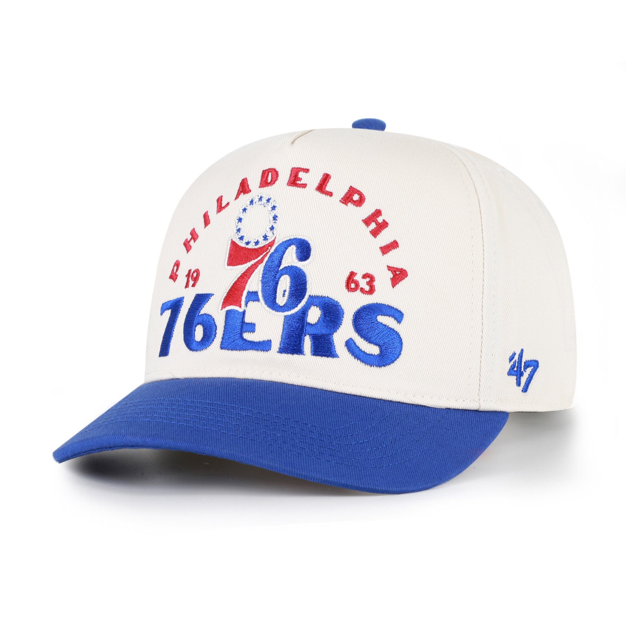 Casquette ajustable Arcitext Hitch Philadelphia 76ers '47 Natural pour homme