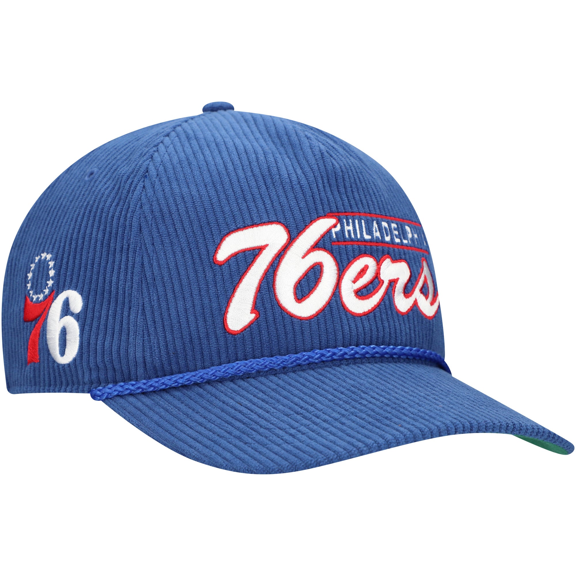 Men's Philadelphia 76ers '47 Royal Double Header Sidepatch Cord Hitch Adjustable Hat