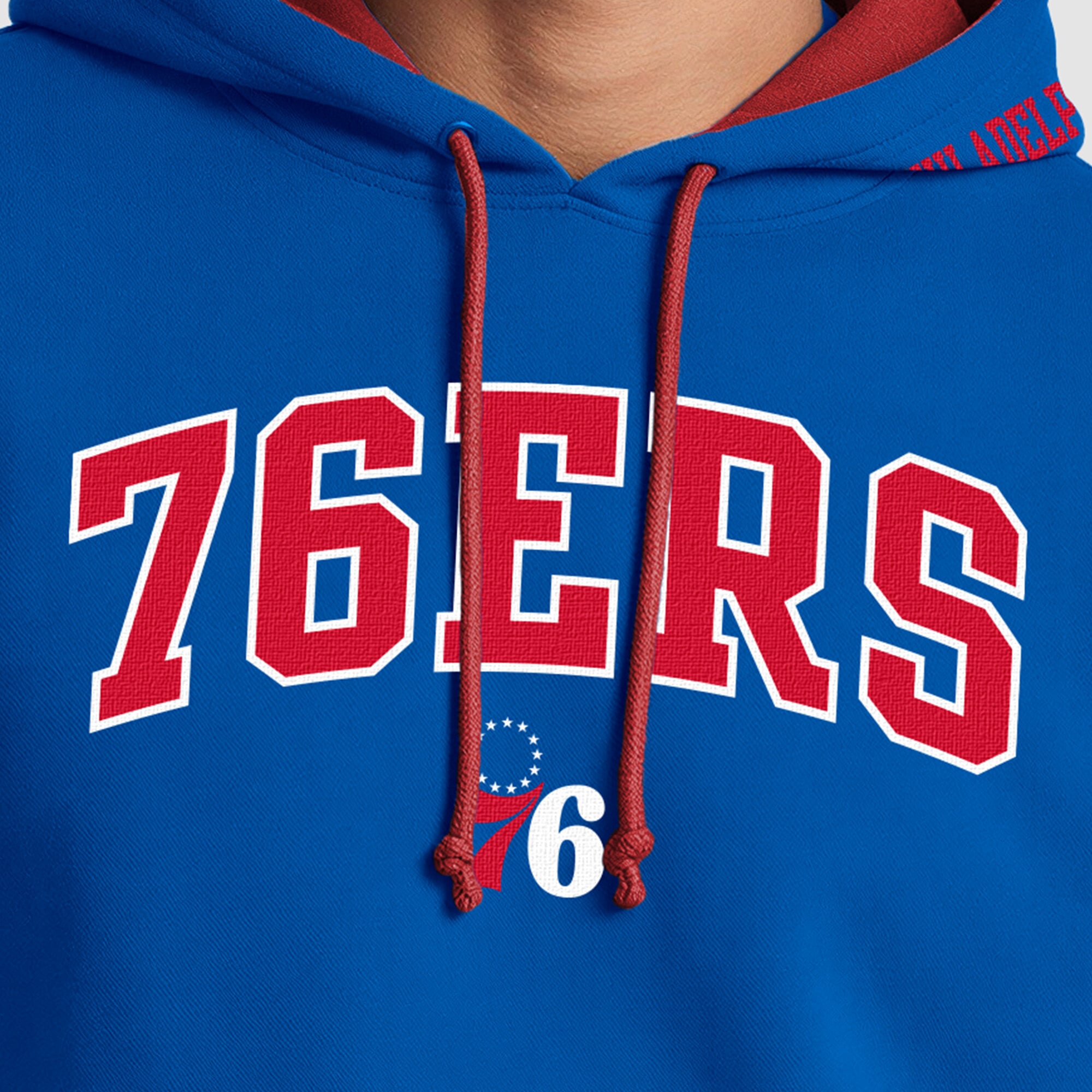 Sweat à capuche Champion Royal Philadelphia 76ers pour homme