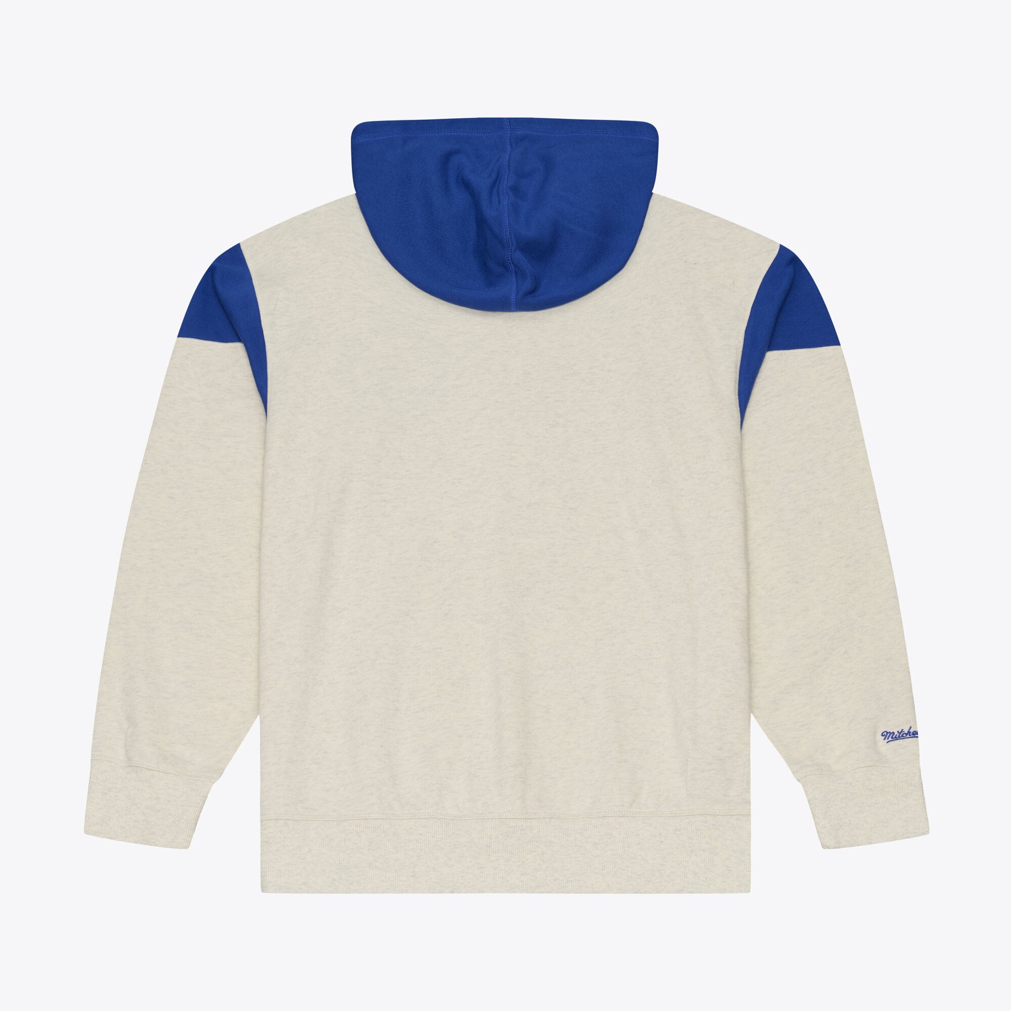 Men's Mitchell & Ness Cream Philadelphia 76ers French Terry Hoodie