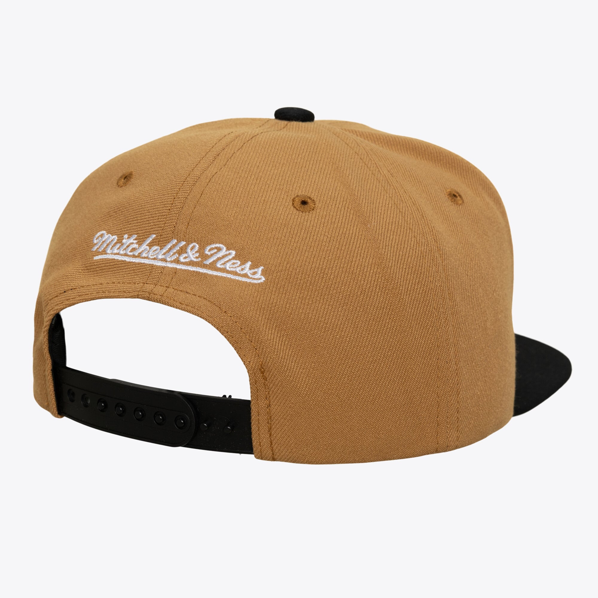 Men's Mitchell & Ness  Gold Philadelphia 76ers Hardwood Classics Legendary Home Snapback Hat