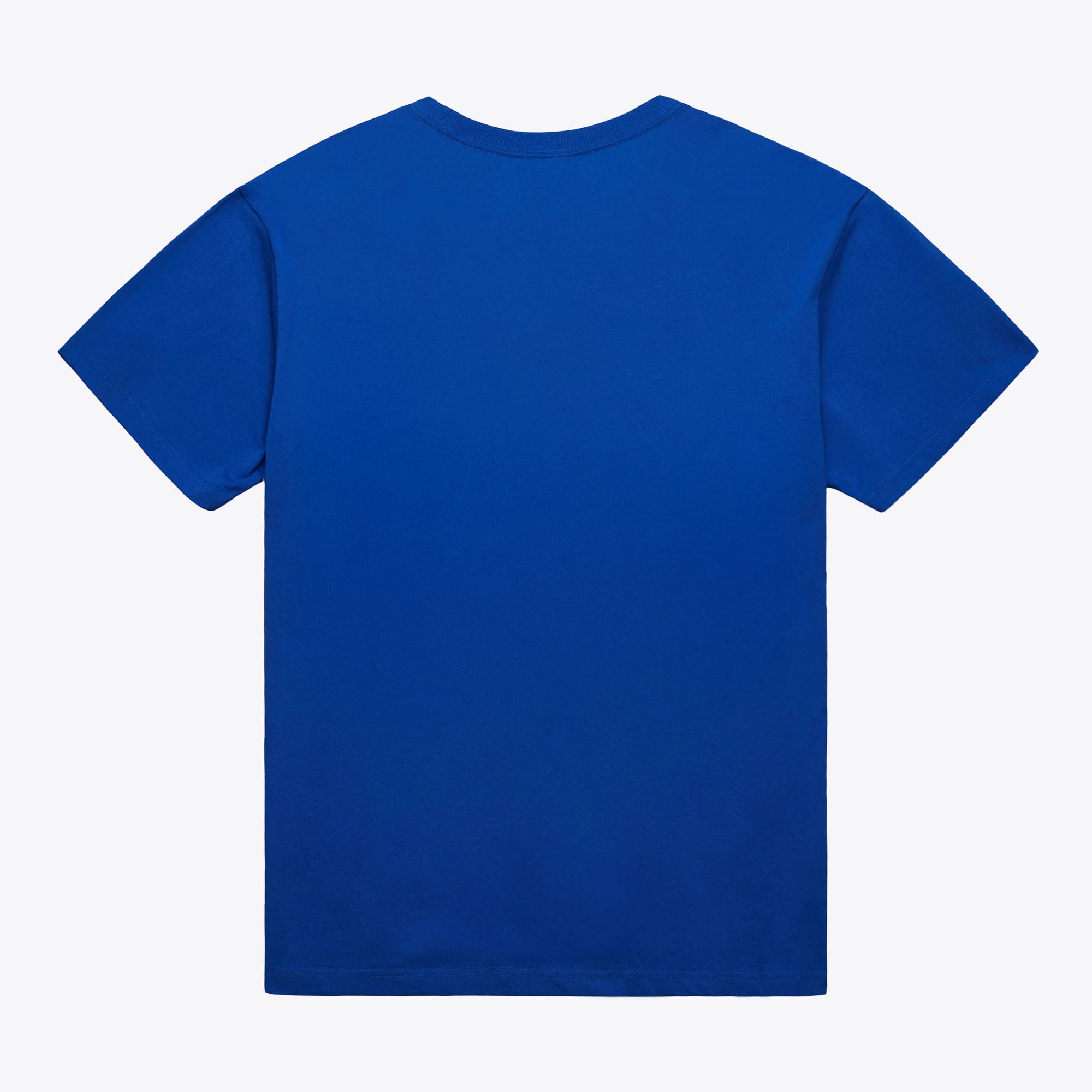 T-shirt Mitchell & Ness pour homme, motif caricature LeBron James Royal Philadelphia 76ers