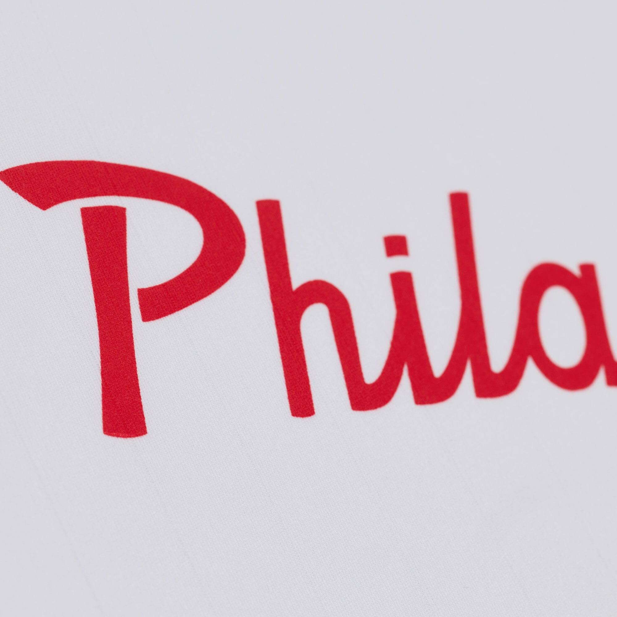 Polo à manches longues Mitchell & Ness blanc Philadelphia 76ers pour homme