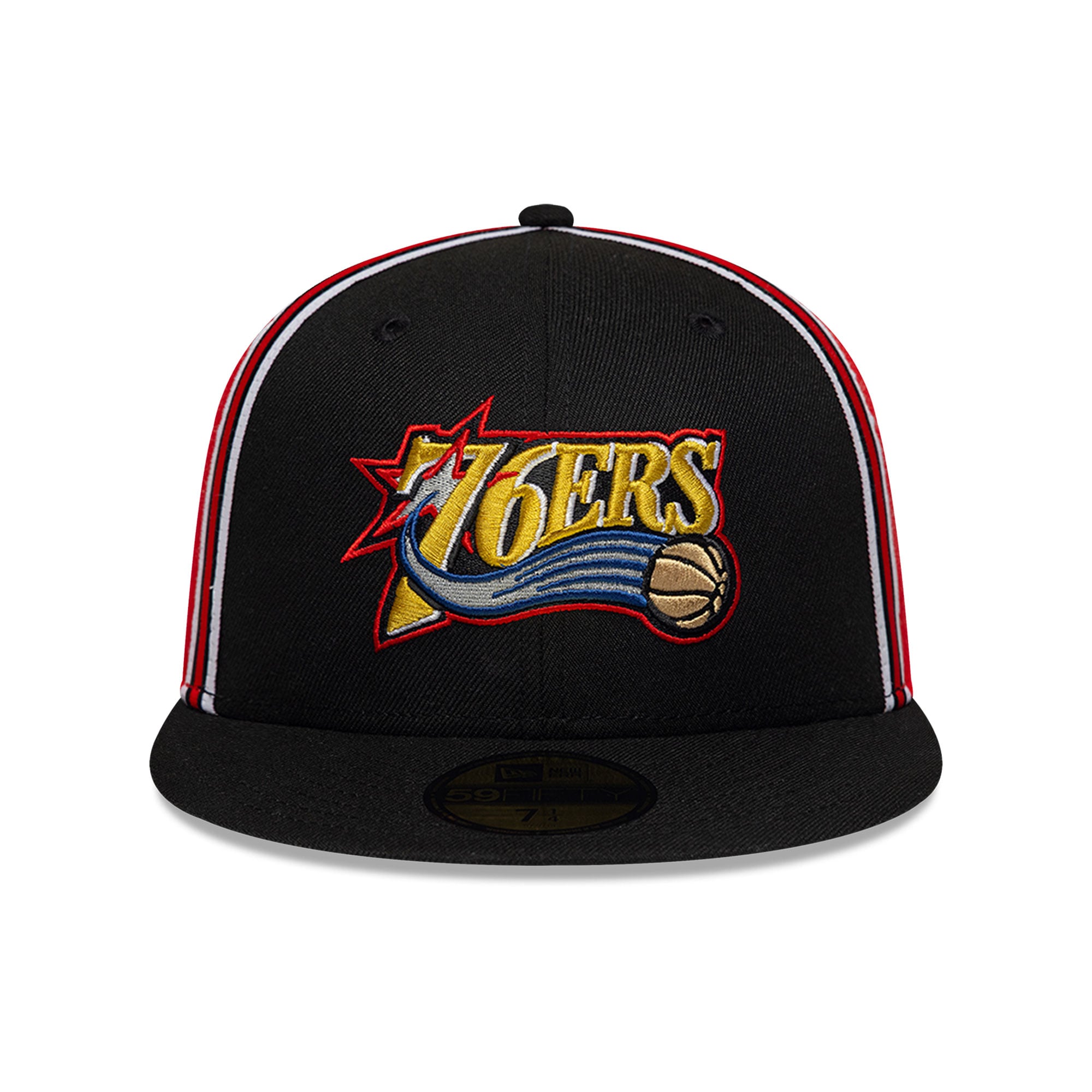 Men's New Era Allen Iverson Black Philadelphia 76ers Player 59FIFTY Fitted Hat