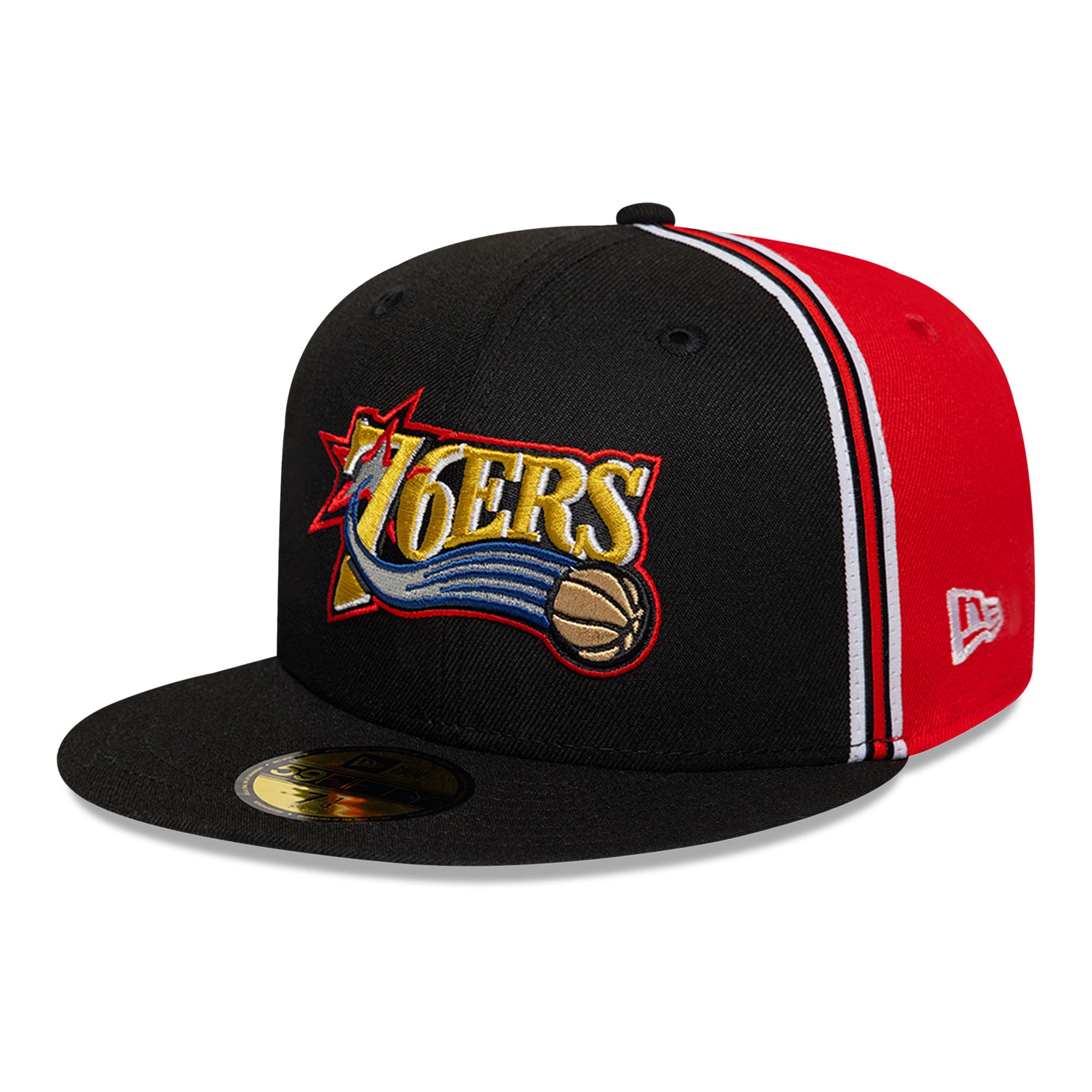Men's New Era Allen Iverson Black Philadelphia 76ers Player 59FIFTY Fitted Hat