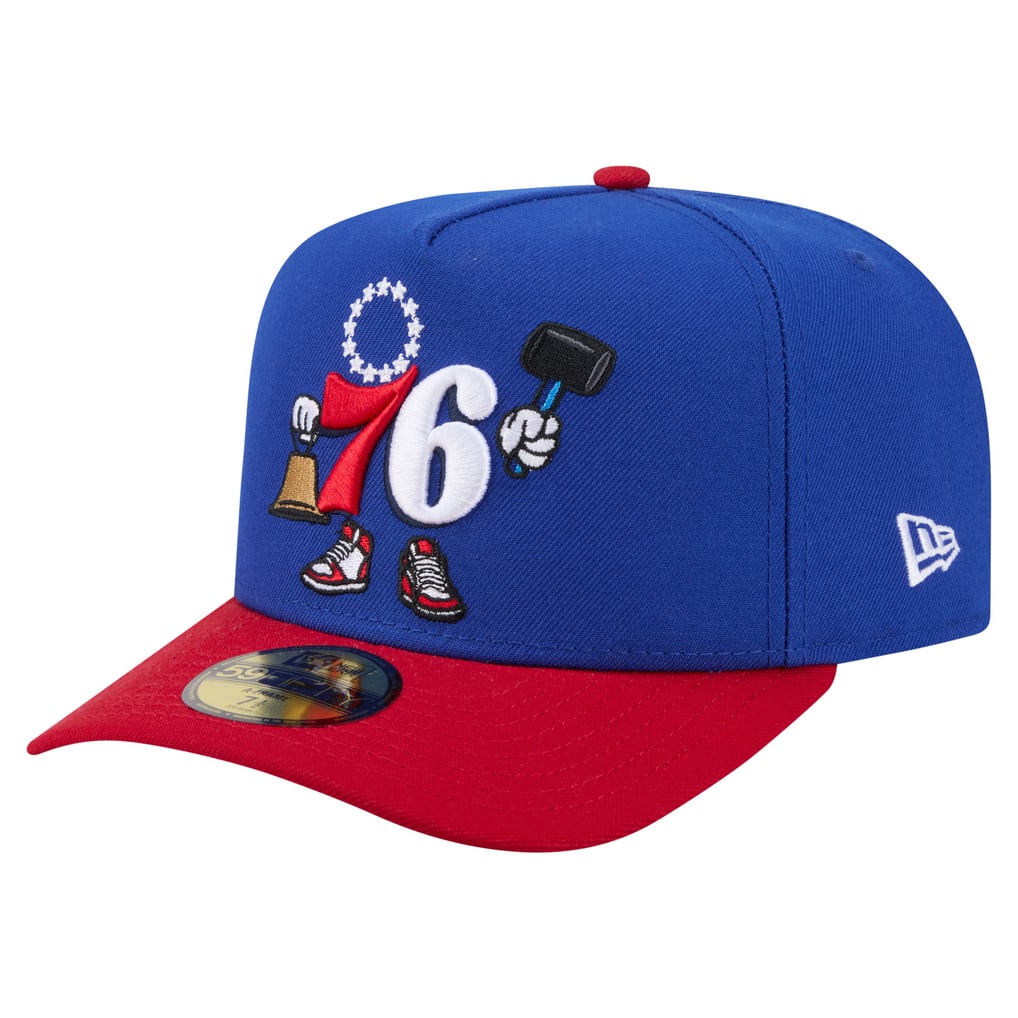 Philadelphia 76ers New Era Injection Cartoon Logo A-Frame 59FIFTY ...