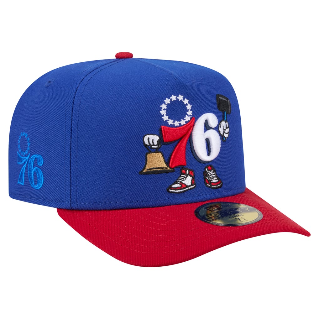 Philadelphia 76ers New Era Injection Cartoon Logo A-Frame 59FIFTY ...