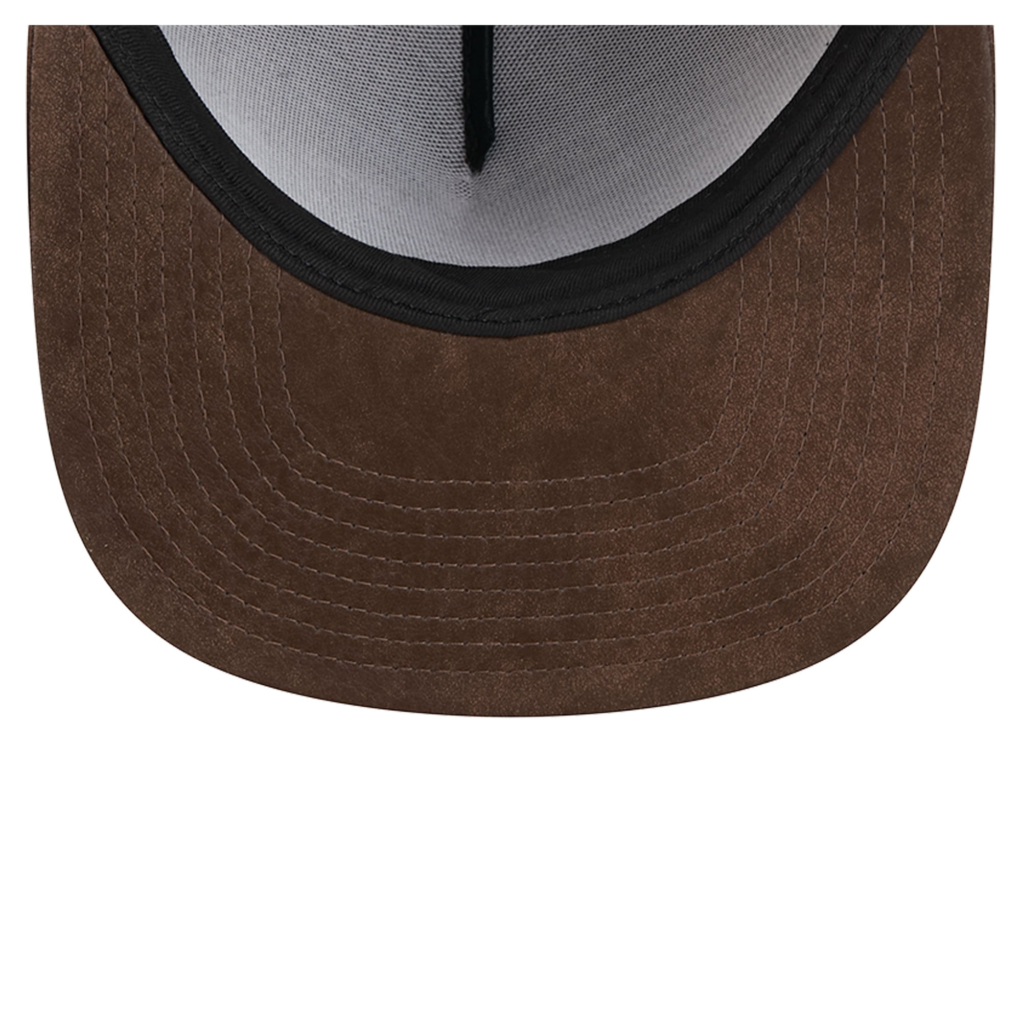 Casquette New Era marron à carreaux Philadelphia 76ers pour homme, modèle 9FIFTY à monture A ajustable.