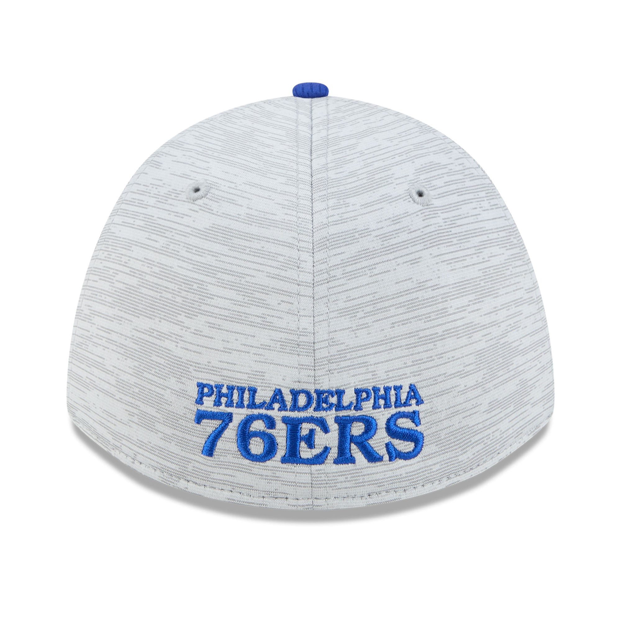 Casquette New Era grise Philadelphia 76ers 39THIRTY M-Crown Tech Stretch pour homme