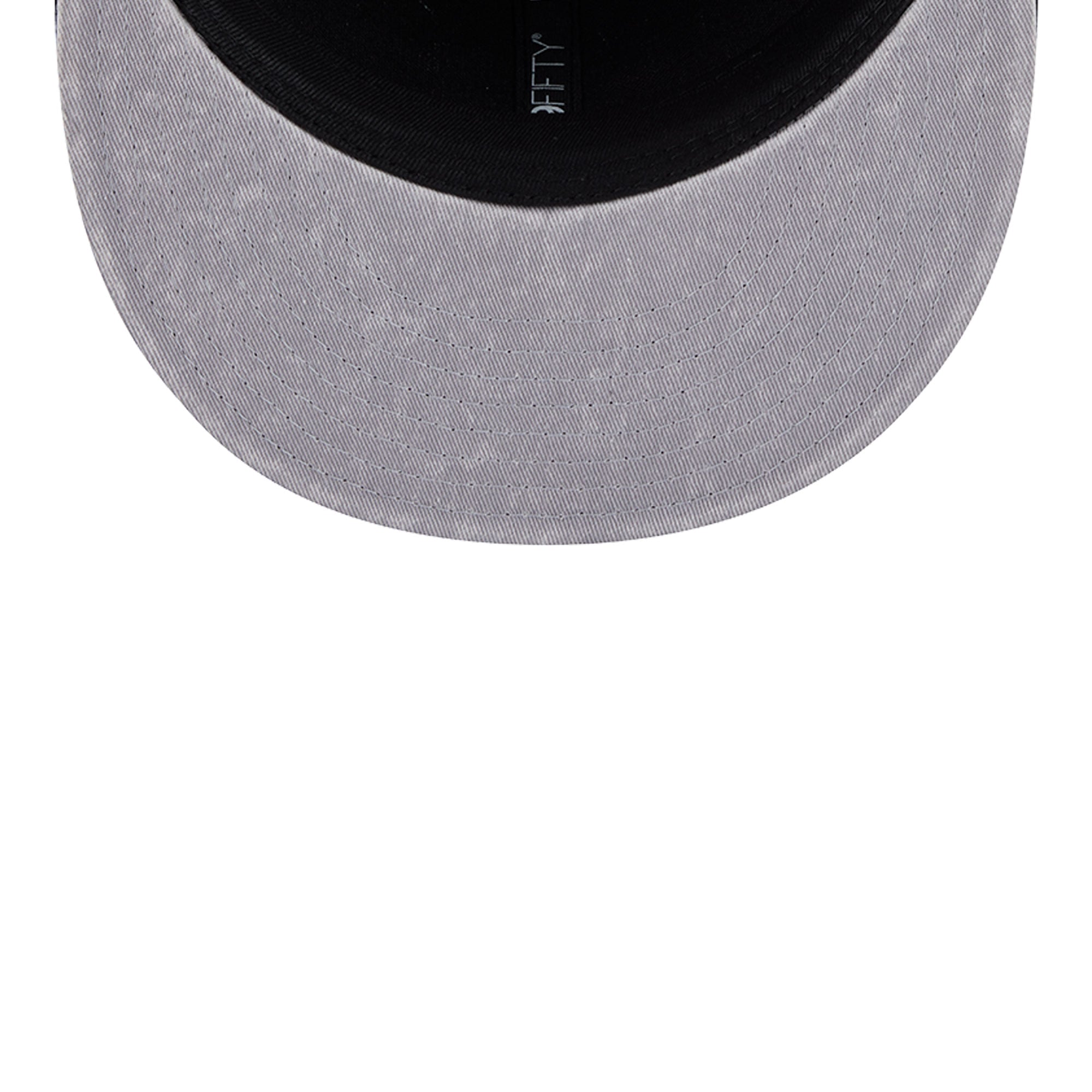 Men's New Era Gray/Black Philadelphia 76ers Washed 59FIFTY Fitted Hat
