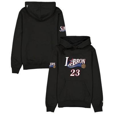 LeBron James Philadelphia 76ers New Era Hoodie - Black