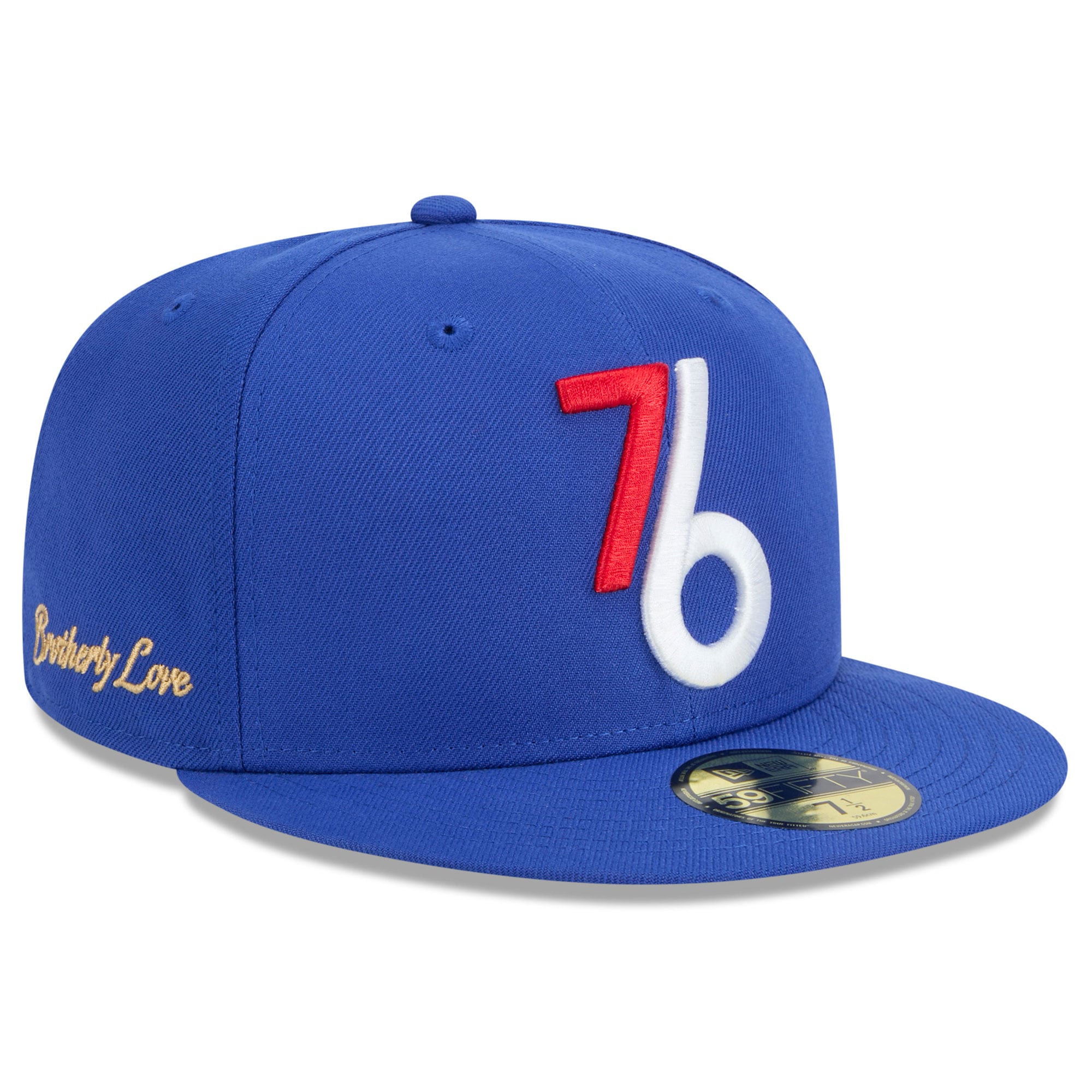 Men's Philadelphia 76ers New Era Royal 2024/25 City Edition Alternate 59FIFTY Fitted Hat
