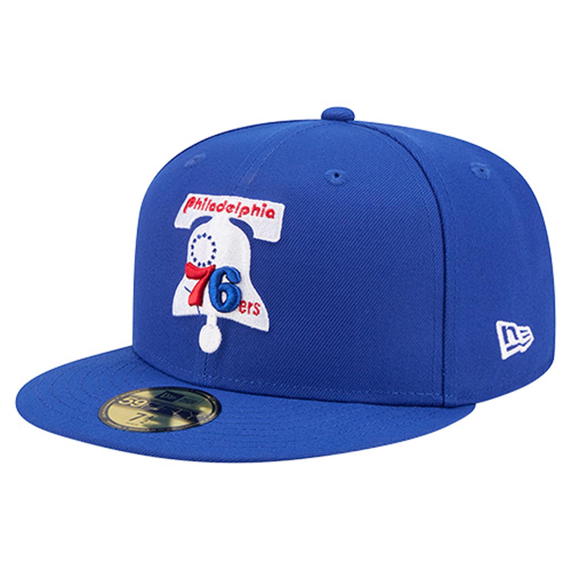 Men's Philadelphia 76ers New Era Royal Core Logo 59FIFTY Fitted Hat