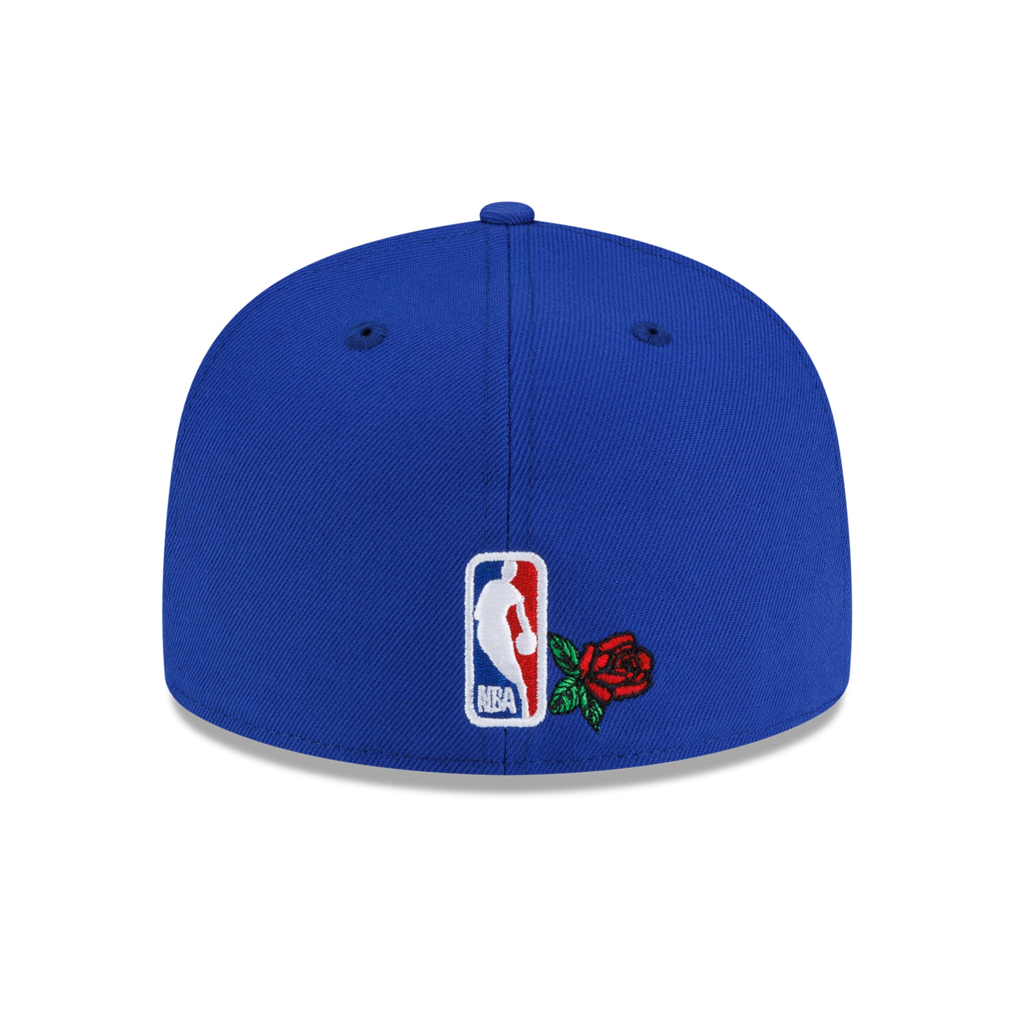 Casquette ajustée New Era Royal Philadelphia 76ers Rose Banner 59FIFTY pour homme