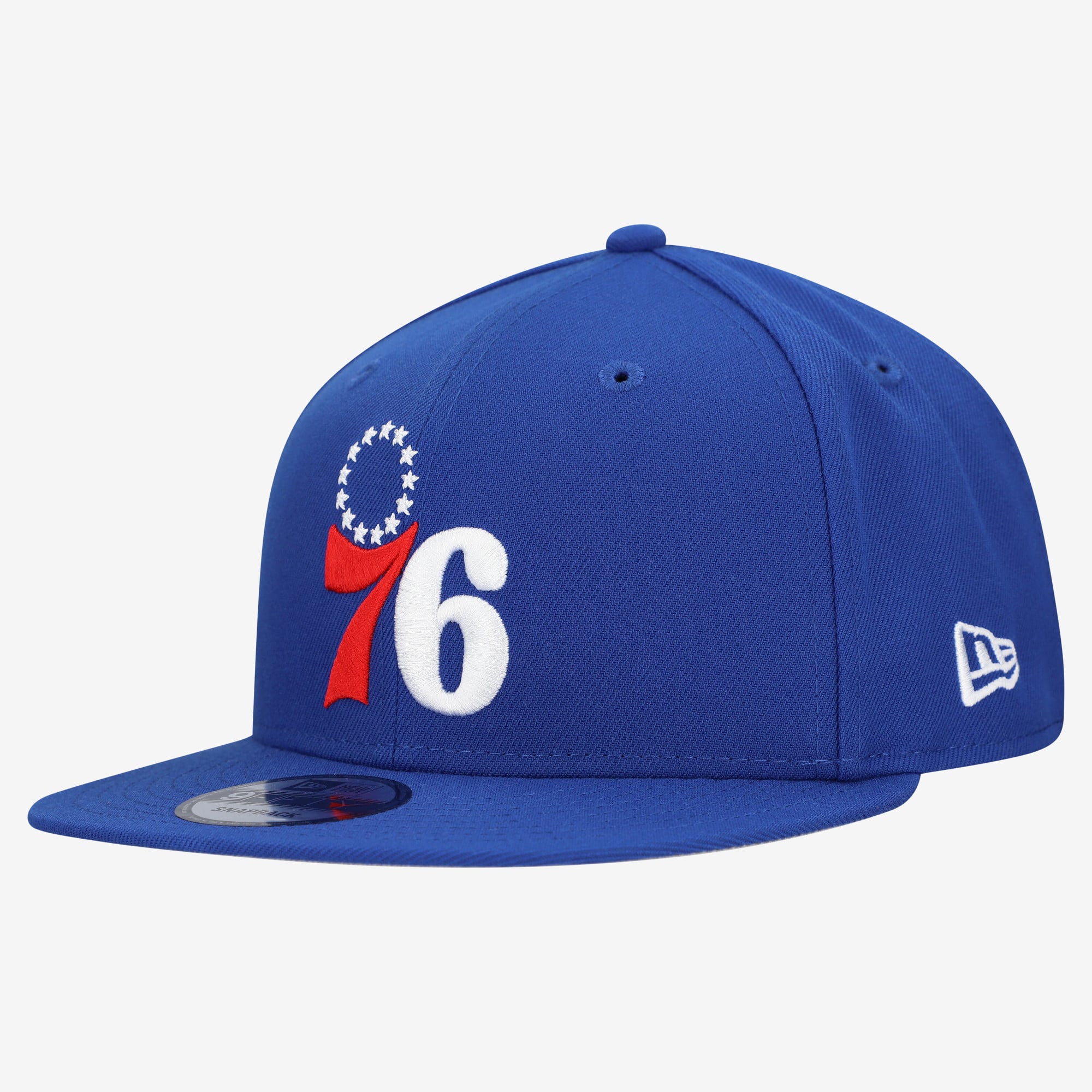 Men's New Era  Royal Philadelphia 76ers Team 9FIFTY Snapback Hat